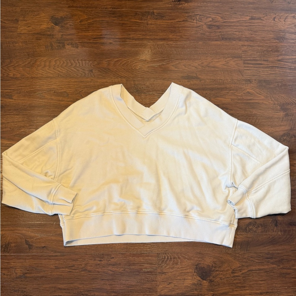 Aerie Off-White Cozy Knit Sweater